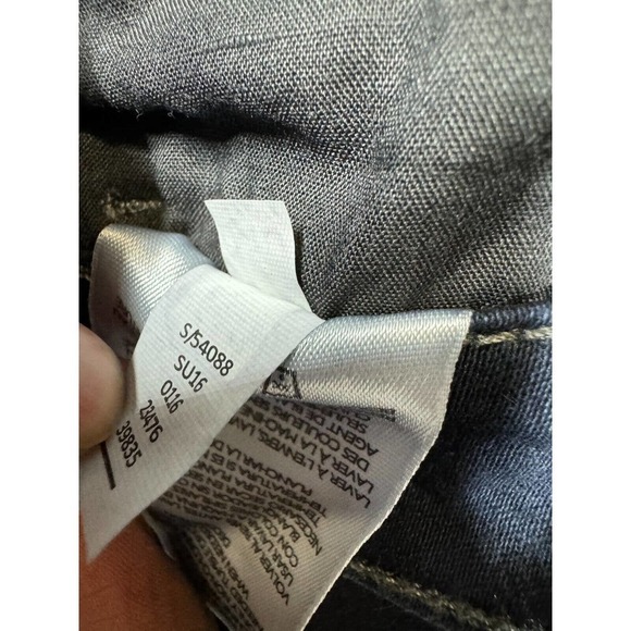 Style & Co Denim Capri Womens 8 Stretch Fit Bedazzled Rhinestone Sides 30x24 - Picture 11 of 11